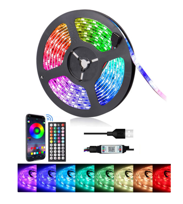 Bedroom Meters Music Sync Color Changing LED Light Strip 58 OFF