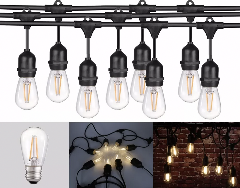 Buy Light My Table Festoon Lights — The Worm that Turned - revitalising  your outdoor space