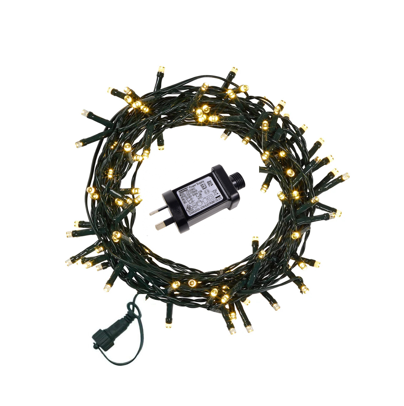 Green Cable Connectable Indoor String Fairy Lights